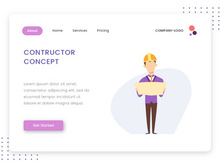 Constructor concept vector illustration