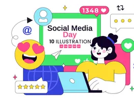 10 Social Media Day Illustration preview picture