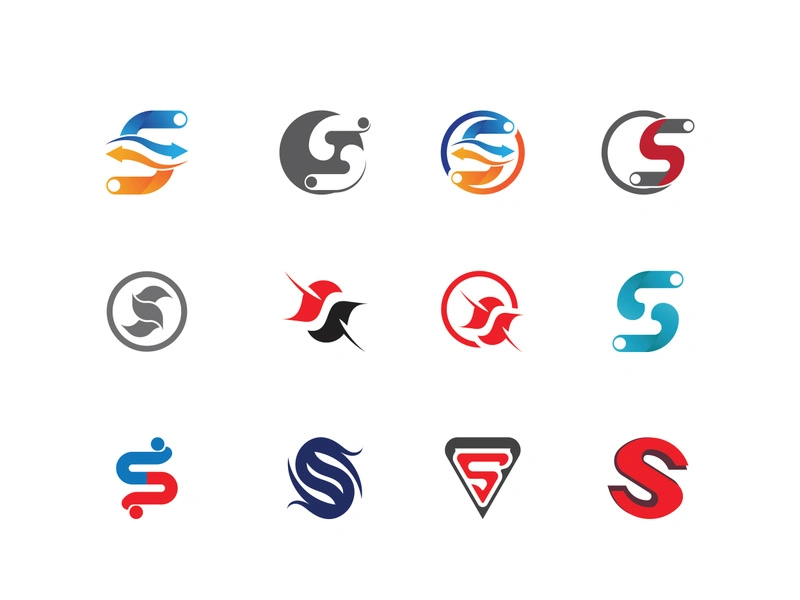 Business corporate S letter logo design vector