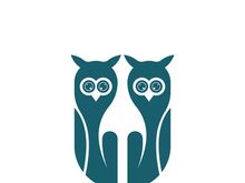 Owl logo icon design animal and simple business abstract vector