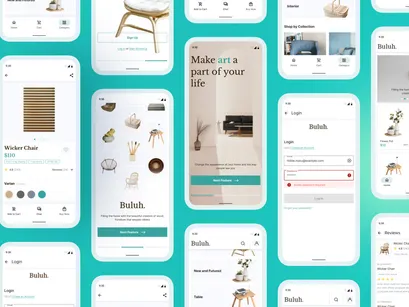 Buluh - Furniture Shop Mobile App UI Kit