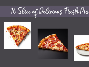 Slice of delicious fresh pizza preview picture