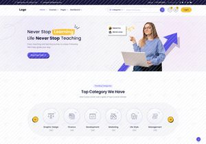 Educational Website UI/UX Design