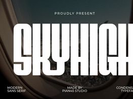 Skyhigh - Condensed Sans Serif preview picture