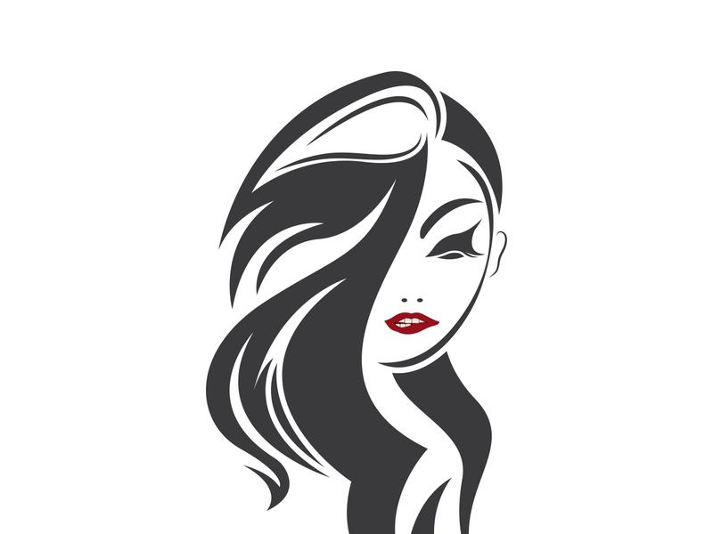 Women beauty, salon, spa, hair minimalist logo design inspiration
