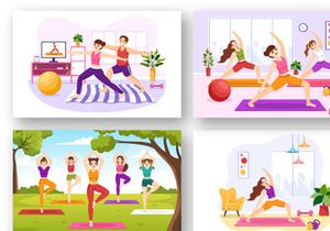 17 Yoga and Meditation Practices Illustration