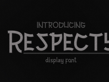 Respecty Display Font Demo preview picture