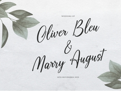 Blessing Blues | Vintage Handwritten