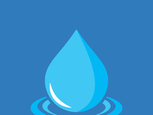 Background water drop logo icon vector illustration