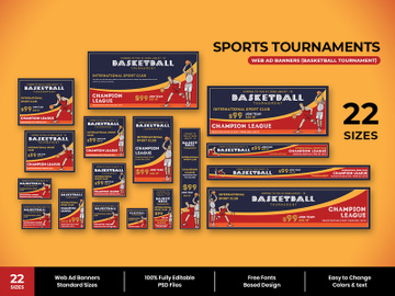 Sport Tournament Web Ad Banners preview picture