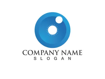 Eye Care vector logo design preview picture
