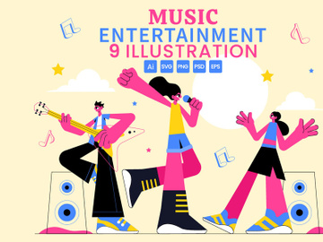 9 Music Entertainment Illustration preview picture