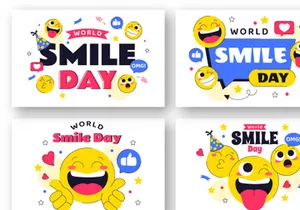 12 World Smile Day Celebration Illustration