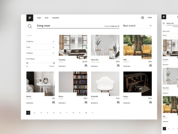 Minimalistic Ecommerce Site Sketch Resource preview picture