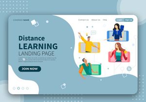[Vol. 15] Online Learning - Landing Page Illustration