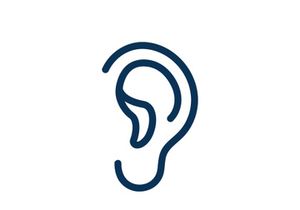 ear Logo Template vector icon