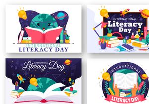 12 International Literacy Day Illustration