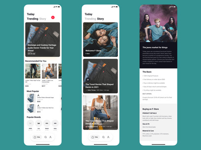 Fashion Store - Ecommerce iOS App UI