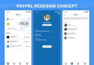 Paypal Redesign App UI