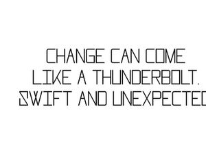 Thunderbolt - Minimalist Display Font