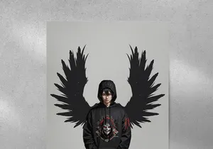 A boy with Wings Illustration