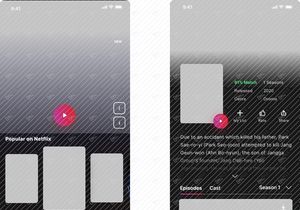 Movie Mobile App - Netflix Redesign Concept