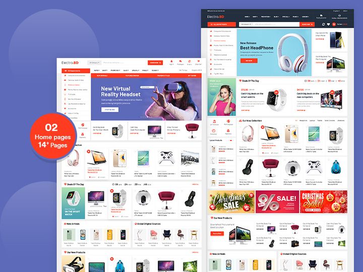 ElectroBD - Electronics eCommerce PSD Template