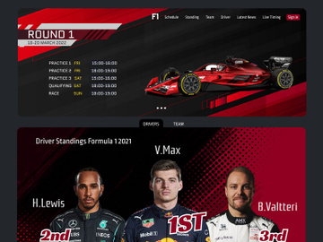 Formular1 Redesign preview picture