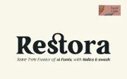 Restora - Free Serif Font