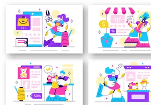 10 Marketplace For Handmade Goods Illustration