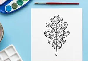 Decorative metal leaf wall art. Elegant home decor accent for living rooms and offices.
