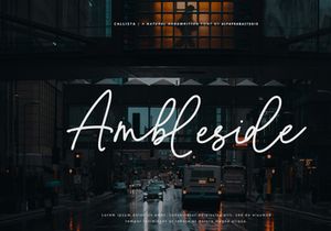 Callista - Signature Font