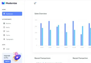 Modernize Free Tailwind Admin Dashboard Template