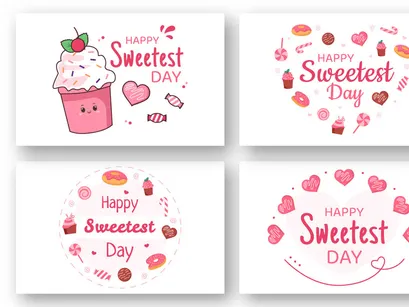 12 Happy Sweetest Day Illustration