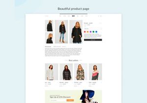 Wave eCommerce design UI Kit Figma and Photoshop