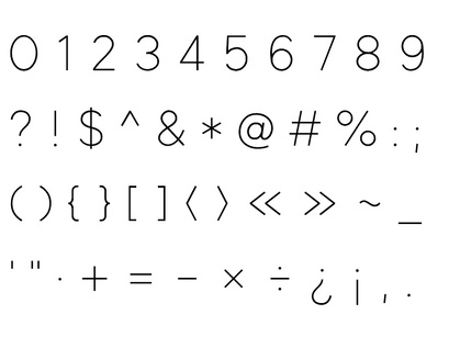 Leon Sans: A geometric typeface based on JavaScript