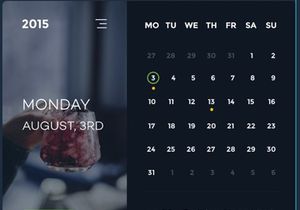 Food, Drinks, Calender