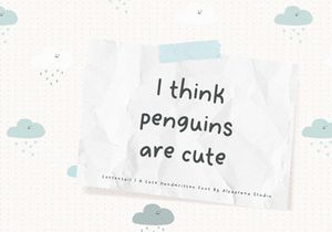 Cottontail - Handwritten Font