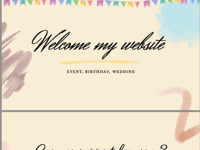 Canva templates website , landing page