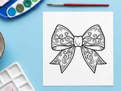 Ilustrasi vektor dasi kupu-kupu perak elegan untuk dekorasi hadiah dan pembungkusan liburan yang meriah