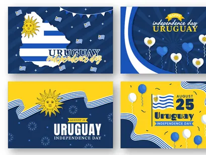 15 Happy Uruguay Independence Day Illustration