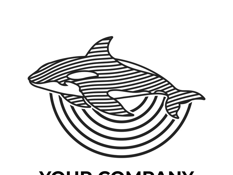 Orca whale logo