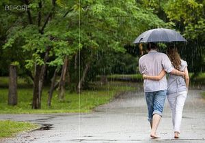 12 Falling Rain Overlays