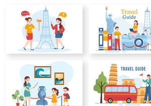 10 Travel Guide and Tour Illustration
