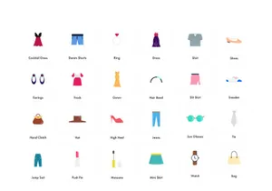 Clothes & Accessories Icons