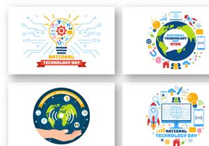 12 National Technology Day Illustration