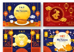 16 Happy Mid Autumn Festival Illustration