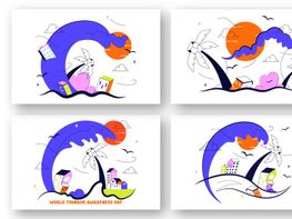 6 World Tsunami Awareness Day Illustration preview picture