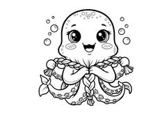 Cute baby girl hugging heart vector illustration flat design