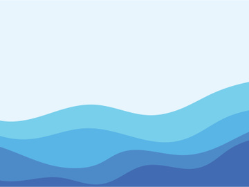 Wave blue water wallpaper background vector preview picture